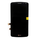 Дисплей (екран) LG X220DS K5, з сенсорним склом, чорний