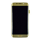 Дисплей (екран) Samsung G925 Galaxy S6 Edge / G925F Galaxy S6 Edge, з сенсорним склом, зелений