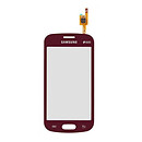 Тачскрин (сенсор) Samsung S7270 Galaxy Ace 3 / S7272 Galaxy Ace 3 Duos / S7275 Galaxy Ace 3, красный