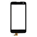 Тачскрин (сенсор) LG K120E K4 LTE / K121 K4 LTE / K130E K4 LTE, черный