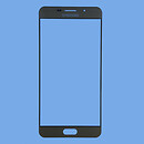 Стекло Samsung A710 Galaxy A7 Duos / A7100 Galaxy A7, золотой