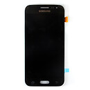 Дисплей (экран) Samsung J200 Galaxy J2 Duos / J200G Galaxy J2 Duos / J200H Galaxy J2 Duos / J200Y Galaxy J2 Duos, с сенсорным стеклом, черный