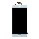 Дисплей (экран) Meizu M5S / M5S Mini, с сенсорным стеклом, белый