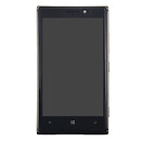 Дисплей (экран) Nokia Lumia 925, с сенсорным стеклом, серебряный