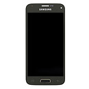 Дисплей (экран) Samsung G800F Galaxy S5 mini, с сенсорным стеклом, золотой