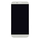 Дисплей (экран) Huawei Ascend G8, белый, с сенсорным стеклом