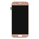 Дисплей (экран) Samsung A520 Galaxy A5 Duos, с сенсорным стеклом, розовый