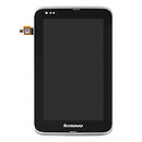 Дисплей (экран) Lenovo A1000 IdeaTab, с сенсорным стеклом, серый