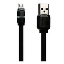 USB кабель Remax Breathe RC-29m, original, черный, microUSB, 1.0 м.