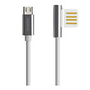USB кабель Remax Emperor RC-054m, original, серебряный, microUSB, 1.0 м.