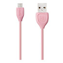 USB кабель Remax RC-050m Lesu, microUSB, original, 1 м., рожевий