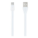 USB кабель Remax Martin RC-028m, original, белый, microUSB, 1.0 м.