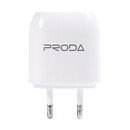 СЗУ Proda RP-U21, с кабелем, белый, Lightning, 2.1 A