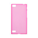 Чехол (накладка) Blackberry Z3, розовый, Original Silicon Case