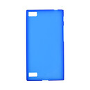 Чехол (накладка) Blackberry Z3, синий, Original Silicon Case