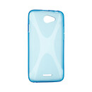Чехол (накладка) HTC Desire 620, синий, Original Silicon Case