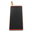 Дисплей (экран) HTC Desire 600 / Desire 606w, с сенсорным стеклом, белый