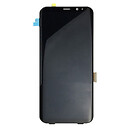 Дисплей (экран) Samsung G955 Galaxy S8 Plus, с сенсорным стеклом, черный