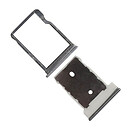 Держатель SIM карты HTC One M9, серый, с разъемом на карту памяти