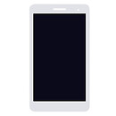 Дисплей (екран) Huawei MediaPad T1-701u, з сенсорним склом, білий