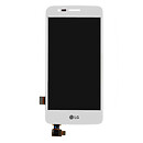 Дисплей (екран) LG X240 K8, з сенсорним склом, білий