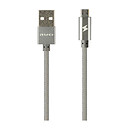 USB кабель Awei CL-400, серебряный, microUSB