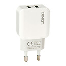 СЗУ LDNIO DL-A2202, с кабелем, белый, microUSB, 2.4 A