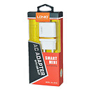 СЗУ LDNIO DL-AC50, с кабелем, белый, Lightning, 1.0 A