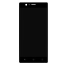 Дисплей (экран) Nokia 3 Dual Sim, с сенсорным стеклом, черный