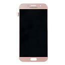 Дисплей (экран) Samsung A720 Galaxy A7 Duos, с сенсорным стеклом, розовый
