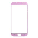 Скло Samsung J730 Galaxy J7, рожевий
