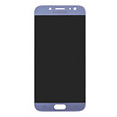 Дисплей (экран) Samsung J730 Galaxy J7, с сенсорным стеклом, голубой