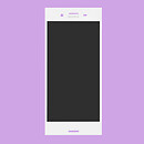 Дисплей (экран) Sony G8141 Xperia XZ Premium / G8142 Xperia XZ Premium, серебряный, с сенсорным стеклом