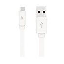 USB кабель Hoco X5 Bamboo, Type-C, 1.0 м., білий