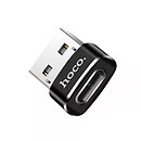 OTG Hoco UA6, черный, Type-C, USB