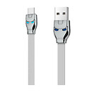 USB кабель Hoco U14 Iron Man, Type-C, 1.2 м., серый