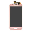 Дисплей (экран) Samsung J330F Galaxy J3 Duos, с сенсорным стеклом, розовый