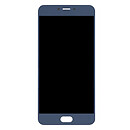 Дисплей (экран) Meizu M3x, синий, с сенсорным стеклом