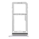 Держатель SIM карты Samsung N950FD Galaxy Note 8, серебряный