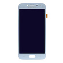 Дисплей (экран) Samsung J250 Galaxy J2, с сенсорным стеклом, серебряный