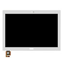 Дисплей (екран) Lenovo X704F Tab 4 10 Plus / X704L Tab 4 10 Plus, з сенсорним склом, білий