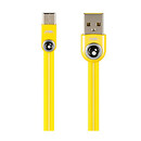 USB кабель Remax Lemen RC-101a, original, желтый, Type-C, 1.0 м.