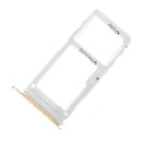 Держатель SIM карты Samsung A530 Galaxy A8 / A730 Galaxy A8 Plus, с разъемом на карту памяти, золотой