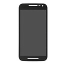Дисплей (экран) Motorola XT1557 Moto G Turbo, с сенсорным стеклом, черный