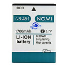 Аккумулятор Nomi i451, original, NB-451