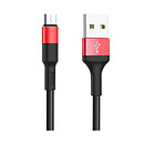 USB кабель Hoco X26 Xpress Charging, microUSB, 1.0 м., черный