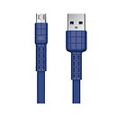 USB кабель Remax RC-116m Armor, microUSB, original, 1.0 м., синий