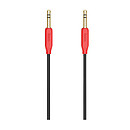 AUX кабель Hoco UPA-11, 3,5 мм., 1 м., червоний