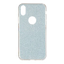 Чехол (накладка) Huawei P Smart Plus, синий, Remax Glitter Silicon Case