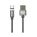 USB кабель Remax Gravity RC-095a, original, серый, Type-C, 1.0 м.
